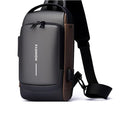 Brand: Lynacz Waterproof Sling Backpack | Anti-Theft Crossbody Bag with USB Charging, Hidden Pockets & Durable Zippers | Best for Office, Travel, Sports, Cycling & Daily Use